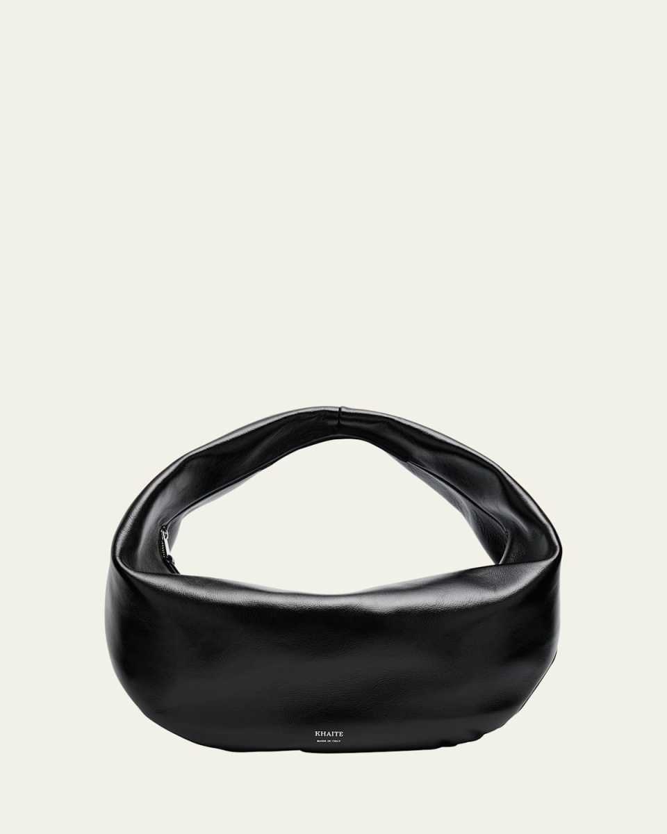 Olivia Medium Crackle Patent Hobo Bag